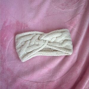 Cream colored head wrap